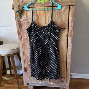 J Crew polka dots dress size 12.  Dress up or down.  Perfect for spring weddings